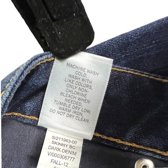 Banana Republic Jeans Limited Edition Skinny Bootcut Dark Wash DenimWomen's 27/4 - Picture 12 of 15